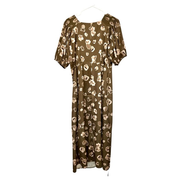 Bronwyn Aleeya Satin Midi Wrap Dress - Picture 6 of 6